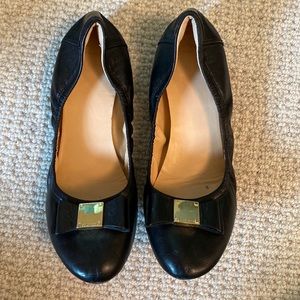 Cole Haan black patent leather ballet flats